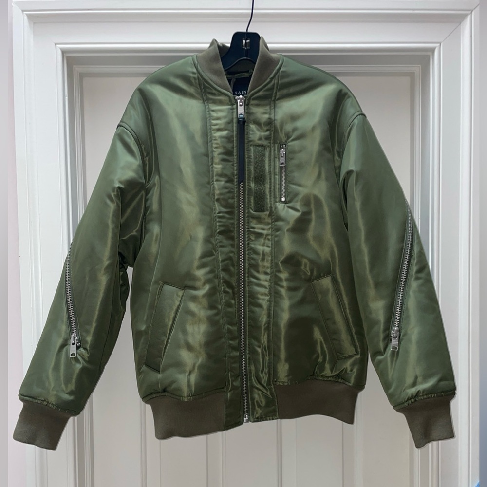 NWT $499 ALLSAINTS Scout Bomber Jacket - Picture 9 of 15